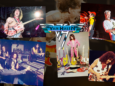 Moodboard of the day 10/07 guitar moodboard moodboardoftheday rip studio tapping vanhalen