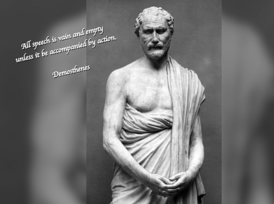 Demosthenes quote orator quote wallpaper