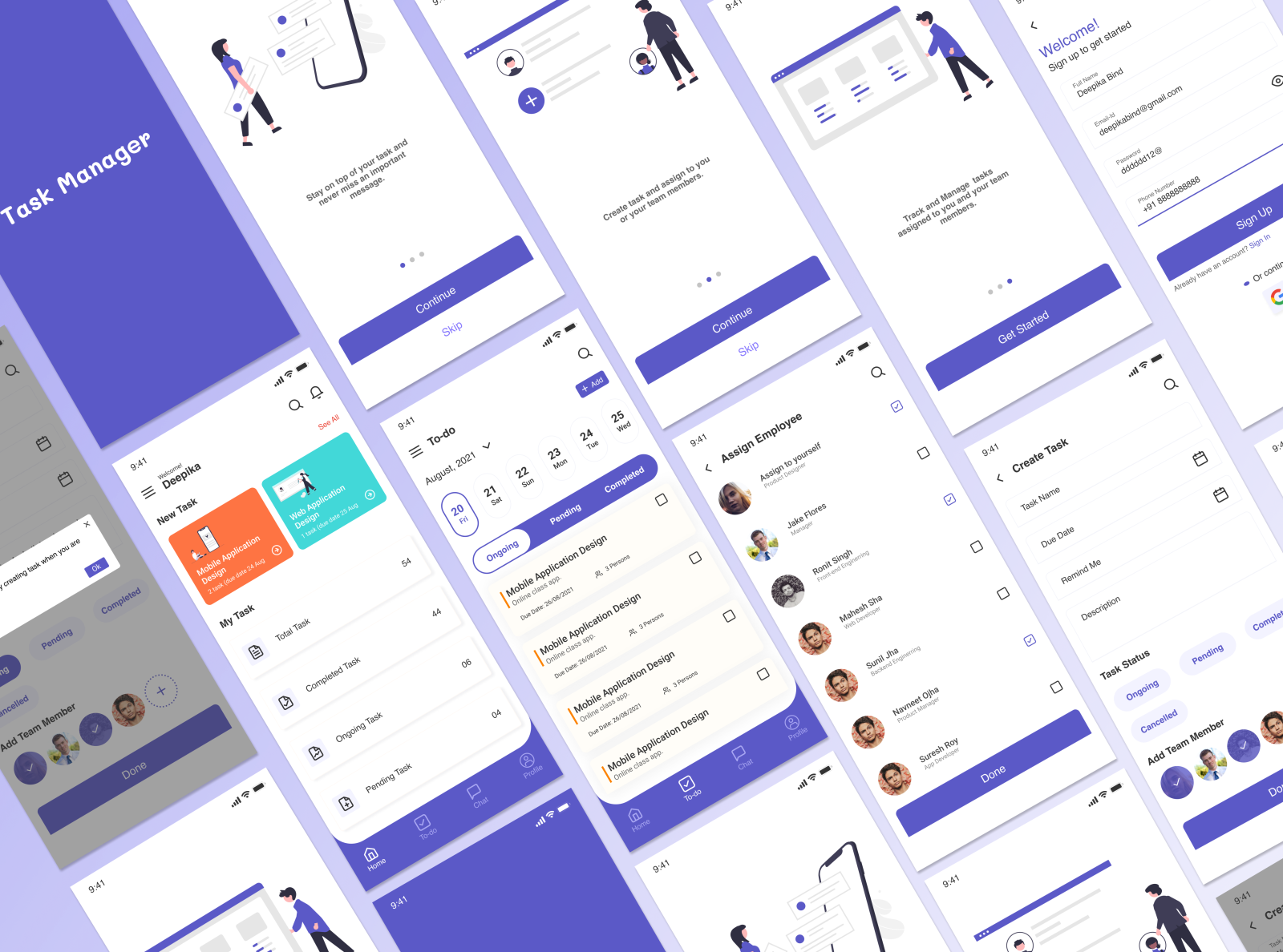 task-management-by-deepika-d-bind-on-dribbble