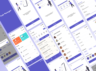 Task Management mobile app task management ui