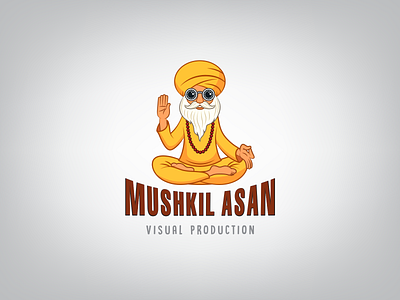 Mushkil Asan / Logo Design art branding cartoon design drawing graphic design illustraion logo logo design logo designer typography