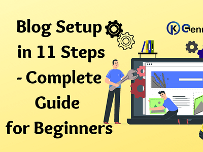 Free Blog Setup in 11 Steps| Complete Guide for Beginners branding design logo web