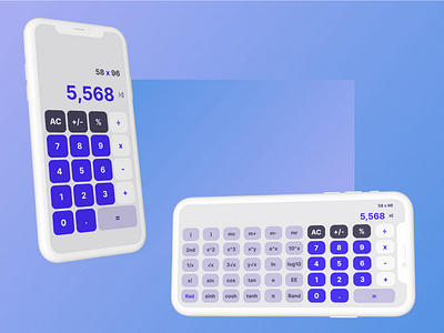 UI Daily Challenge Day 4 - Calculator app calculator challenge dailyui design figma ui