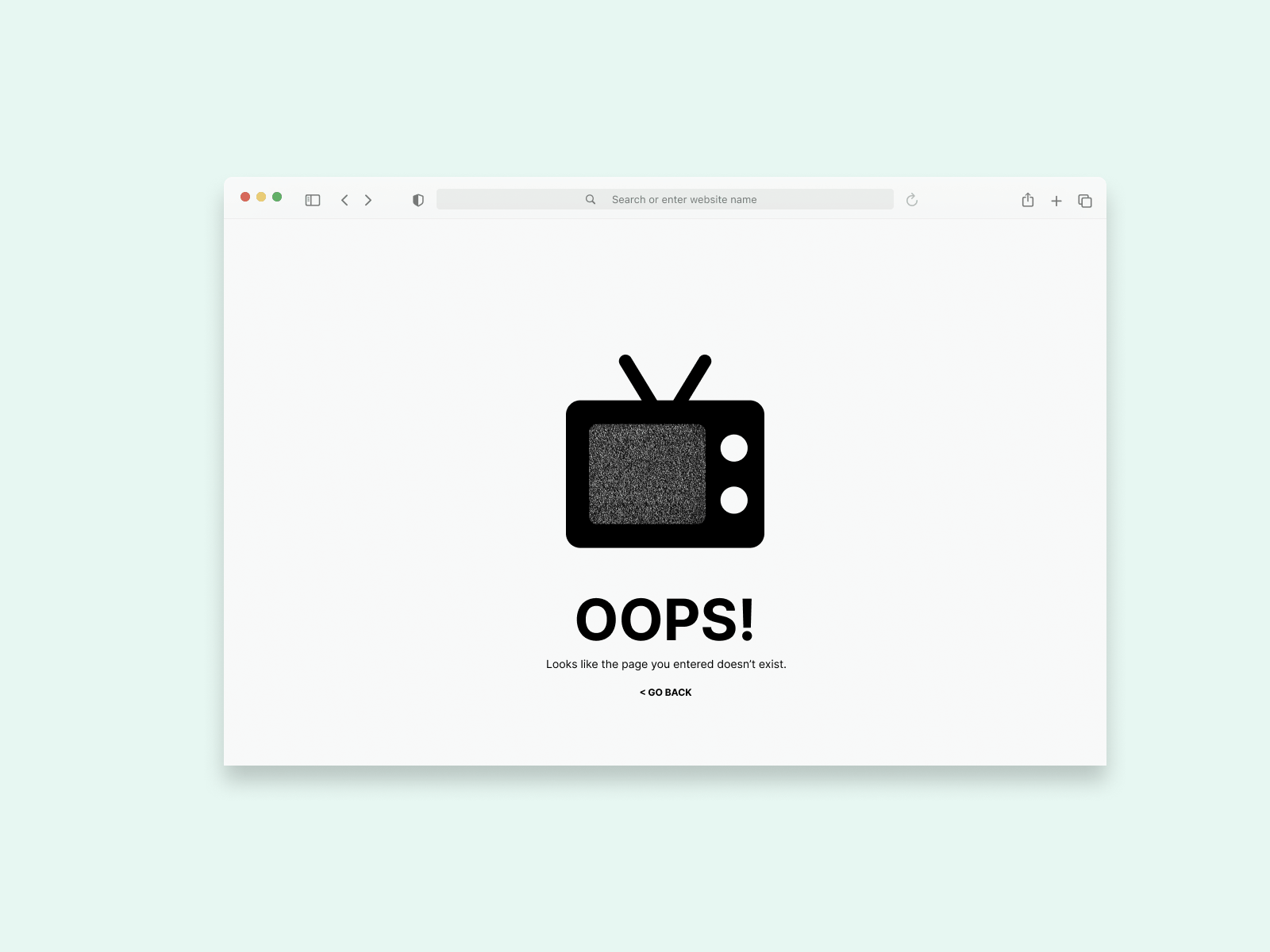 UI Daily Challenge Day 8 - 404 Page 404 404 error challenge dailyui dailyui challenge design error page figma gif loop loopy