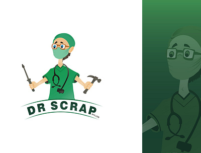 Dr. Scrap PTY LTD design icon logo