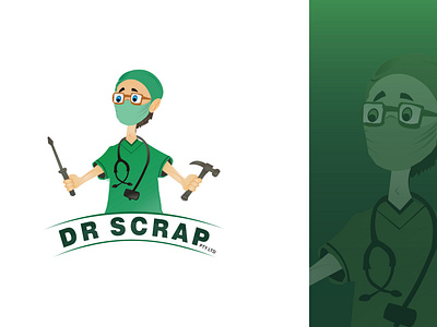 Dr. Scrap PTY LTD design icon logo