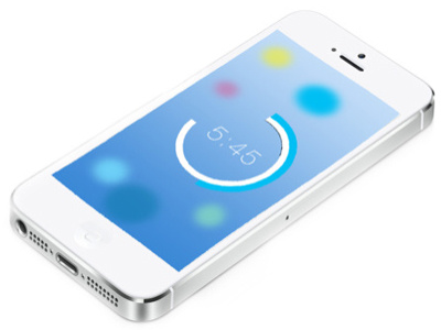 IOS Clock Concept app design clock design graphic ios7 ui user experience user interface ux