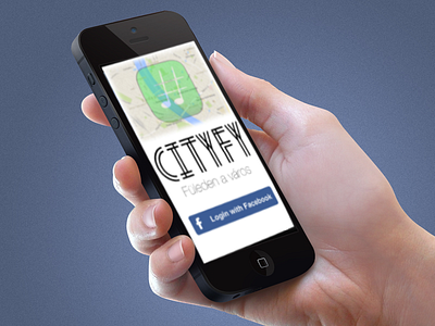 Cityfy app cover app concept graphic design idea interface login smartphone ui ux