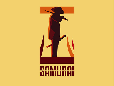Samurai branding design graphic design illustration logo vector