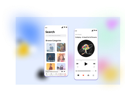 Apple music apple applemusic brand design coldplay design figmadesign iphone library library app music music player musicapp songs ui uiux userinterface