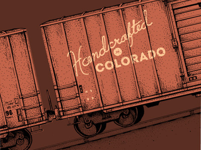 Boxcar illustration progress illustration