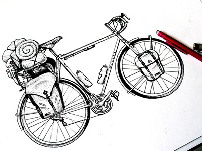 ARTCRANK Denver 2013 WIP artcrank illustration micron pen
