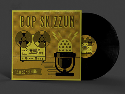 Bop Skizzum Album Art album art illustration vinyl