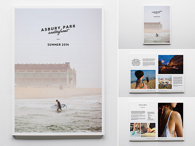 Asbury Park Waterfront Magazine layout magazine layout print