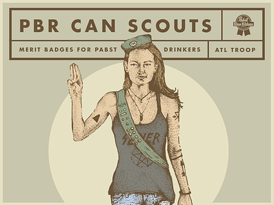 PBR Can Scout poster