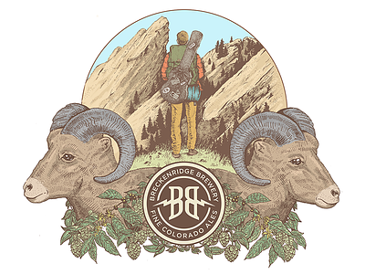 Breckenridge Brewery Illustration beer colorado illustration