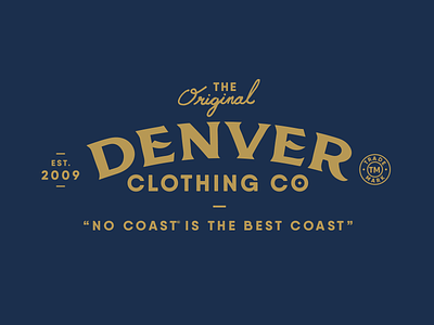 Denver Clothing Co. Branding branding denver logo