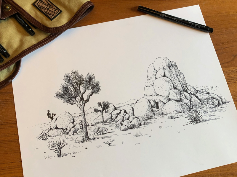 Joshua Tree National Park By Andrew Hoffman On Dribbble