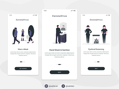 Covid 19 Splash app app design clean design clean ui dark dark ui design minimal ui ui design ux