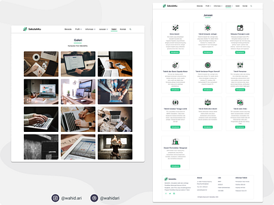 School Profile 1 clean design clean ui design flat minimal teal ui ui design ux web