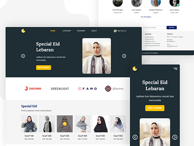 Fashion Web Design clean design clean ui design flat ui ui design ux web web design website design