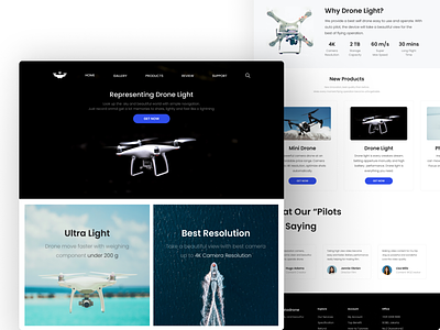 Drone 1 clean design clean ui design minimal ui ui design ux web web design website design