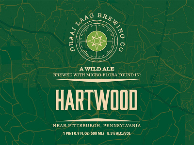 Hartwood - Beer Label ale beer beverage label
