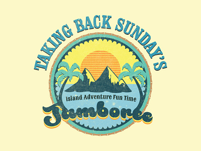 Taking Back Sunday - Island music festival art island logo music