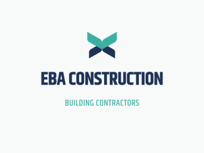 Blue and Green Construction Logo branding graphic design illustration logo logo design logo designer logodesign