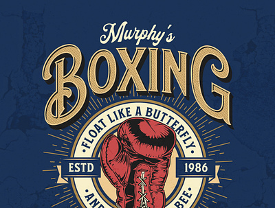 Murphy's Boxing Logo branding design graphic design illustration logo logo designer logodesign vector