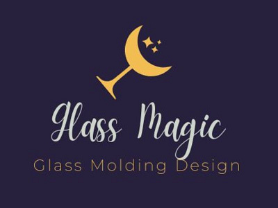 Glass Magic Logo Design branding design graphic design illustration logo logo designer logodesign vector