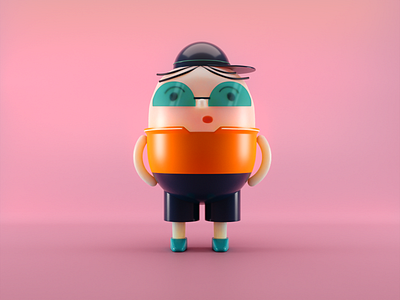 Meet "Chip" 3d 3dcharacter after effects blender blender3d boy character characterdesign chip