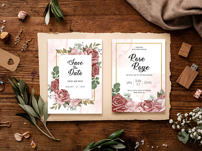 Wedding Invitation design wedding wedding design wedding invitation wedding invitation elegant wedding invitation leaves wedding invitations wedding invites weddings