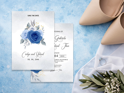 Wedding Invitation Blue design wedding wedding design wedding invitation wedding invitation blue wedding invitation blue wedding invitation elegant wedding invitation leaves wedding invitations wedding invites weddings