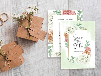 Floral Wedding Invitation