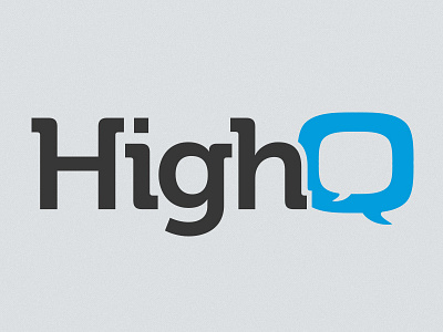 HighQ Rebrand blue collaboration enterprise highq logo rebrand serif
