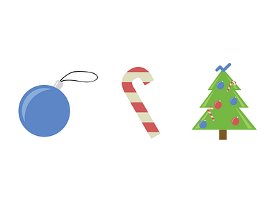 Christmas-y Icons bauble candy candy cane christmas icons investing stockopedia tree xmas