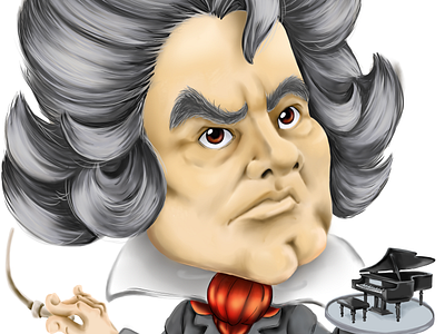 Beethoven CAricat