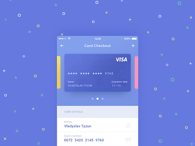 Daily UI #002 Card Checkout adobe photoshop user interface