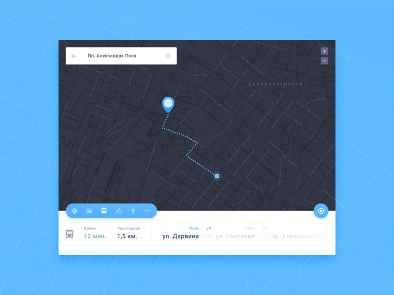 Daily UI #020 - Location Tracker after effects animation daily ui location tracker material design material design app photoshop ui user experience user interface