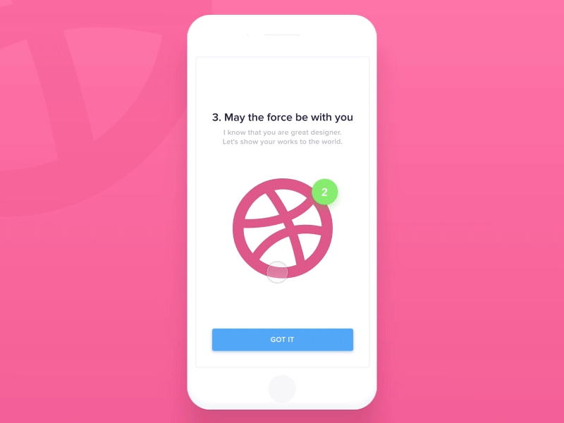 Dribbble Onboarding animation concept dribbble presentation material design onboarding principle receipt