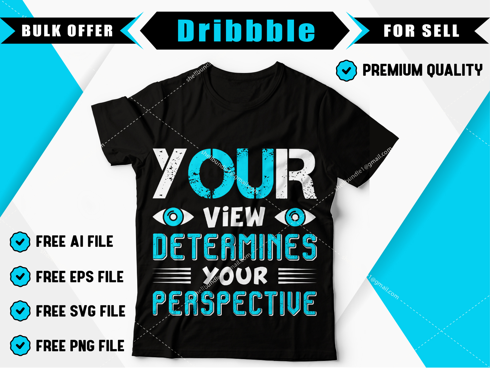 Your view determines t-shirt design. by Mst Murshida on Dribbble