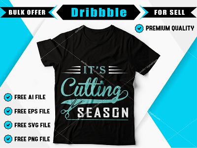 It's cutting season t-shirt design.