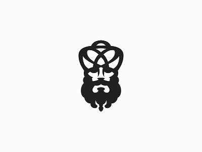 Emperor beard brand character coffee creative emperor face logo modern portrait strong sultan turban