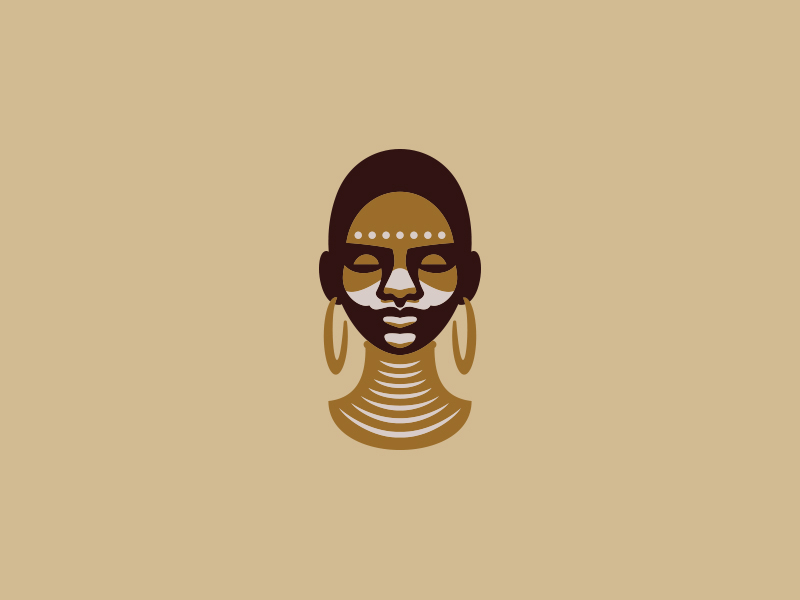 African woman by merci on Dribbble