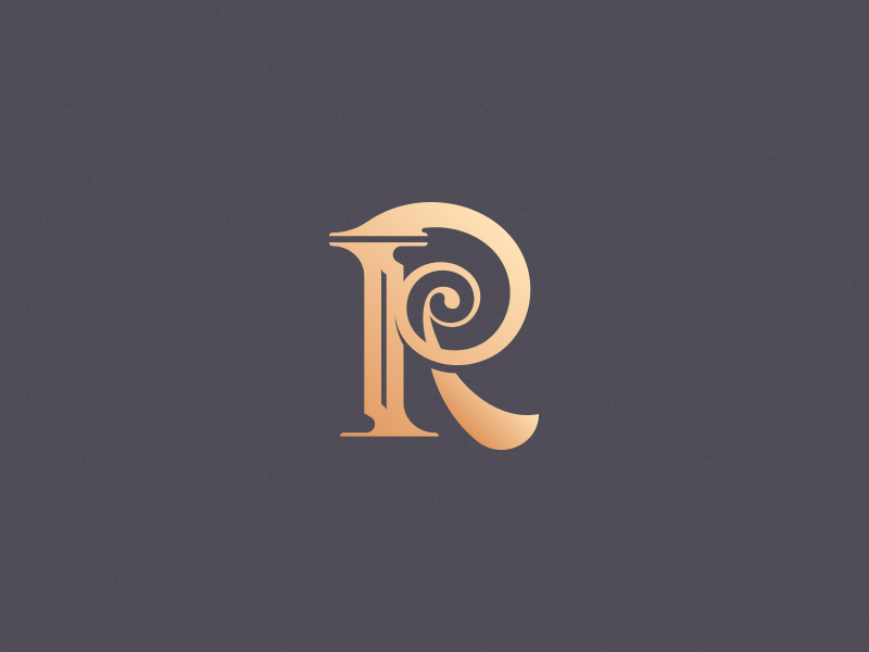 Letter R by merci on Dribbble