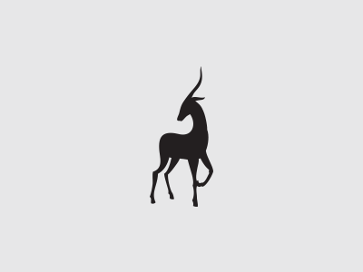 Gazelle antelope ayelet black elegant gazelle minimal shape silhouette simple