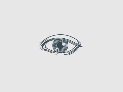 Eye eye illustration line art logo