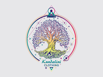 Tree Of Life ancient colorful illustration meditation t shirt tree tree of life yoga