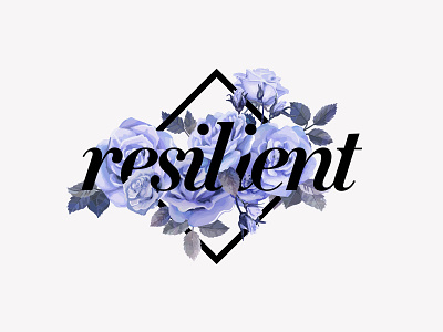 Resilient custom illustration realistic resilient vector vector art women empowerment